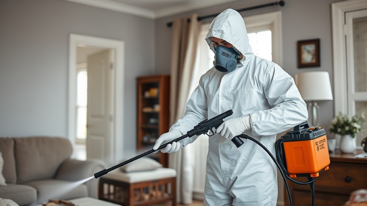 OSHA-certified blood cleanup technician in Denver